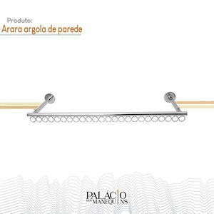 arara de parede cromada arara de parede cromada