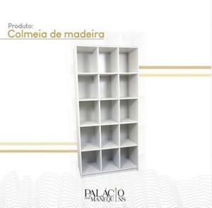 expositor colmeia mdf